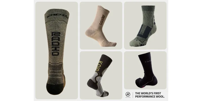 Nuyarn Expands Performance Wool Sock Partnerships with Falke, Courier, Radio and Kathmandu